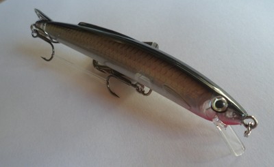 H&H Leurre CMR10-01 Minnow Cocahoe 3 10CT Couleur Clair/Glitter/Dos