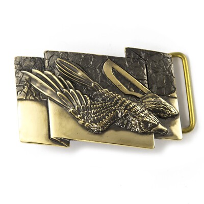 Sculptural handmade belt buckle 