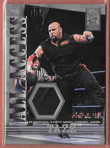 2002 Fleer WWF All-Access Materials #AAM-T TAZZ - NM/Mint