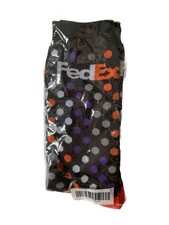 FedEx Federal Express Pair of Socks Polka Dot Purple Orange Grey Black Sealed