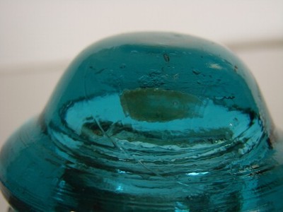 Insulator with a Snail Shell in the dome !