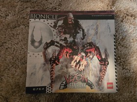 Lego Bionicle Vezon & Fenrakk 8764 - 100% Complete with Manual & Working Lights