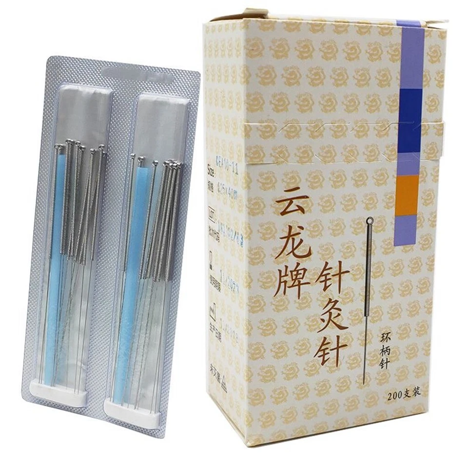 200pcs/box Acupuncture Cloud Dragon Needle with tube Blister packaging Wrapped