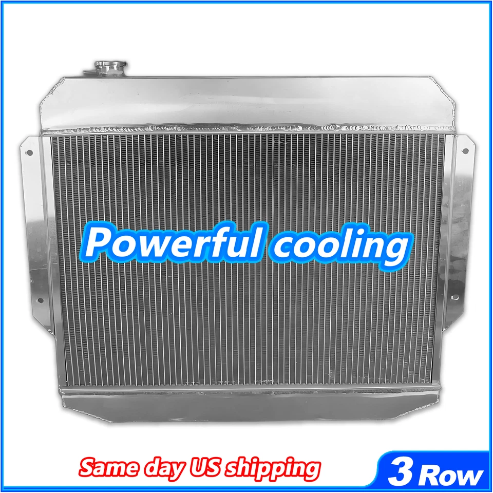 Full Aluminum Radiator For Lincoln Premiere Base V8 4-BBL 1958 1959 1960 AT/MT Foto 3 de 4