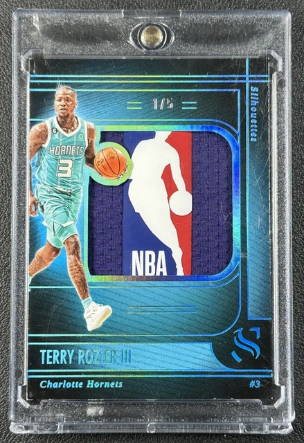 TERRY ROZIER III 2024-25 SILHOUETTE SILHOUETTEN GU LOGOMAN PATCH PLATIN 1/5