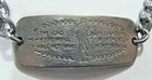 1950 antique Christian religious ID tag bracelet Lord is my Shepherd 54578