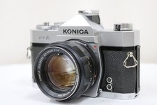 Konica Hexanon AR 57mm f/1.4 Lens Set for FTA Body Used Excellent Optics