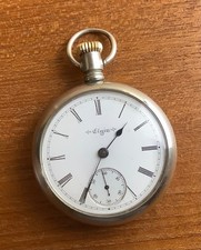 Elgin Gr. 326 Mod. 5 Class 106 Sz 18s 15j Philadelphia Silverode Open Face Watch