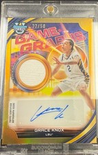 2026 Topps Bowman U Best GG-GN Grace Knox Gold /50 Autograph Game Used Patch