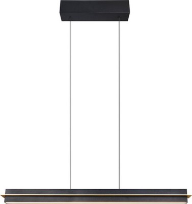 Trio Pendelleuchte Emerson 22W schwarz warmweiß-kaltweiß   Deckenleuchten