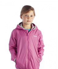 Image of Regatta Lever  Kids Waterproof Pack-away Jacket size=13-14 years