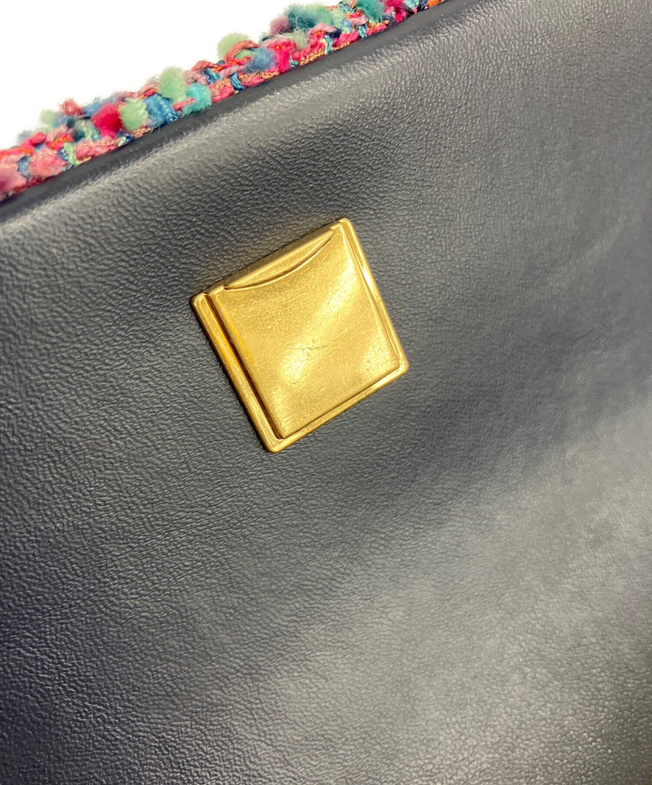 TORY BURCH Shoulder Bag Navy Multi Women Used Authentic thumbnail 8