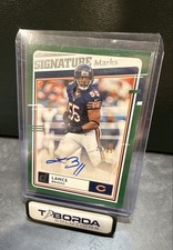 2020 Panini Donruss - Signature Marks Lance Briggs #SM-LB Green /25