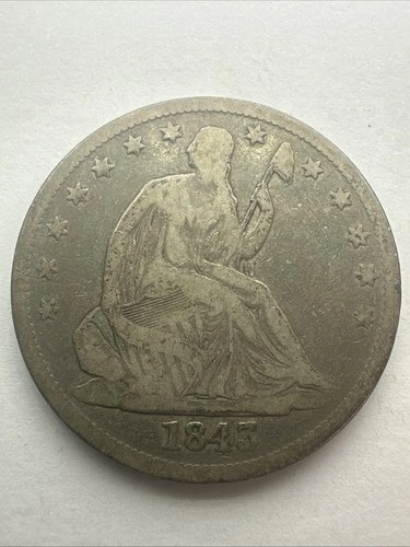 1843-O Seated Liberty Half Dollar Silver New Orleans 💥US Type Coin💥S-575