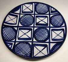 Rare Grande Assiette R.P. Robert Picault Vallauris Vintage D 24,5 Cm #523
