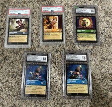 Disney Lorcana Mickey Mouse Gem Mint 10 Lot 5 Chapter 1, 2, 3 PSA 10 CGC Foil