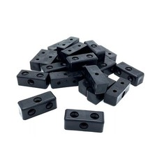 BLACK MODESTY BLOCKS KITCHEN CABINET CUPBOARD JOINT CONNECTOR - VARIOUS PACKS