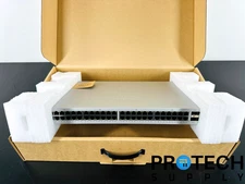 NEW - Unclaimed Cisco Meraki MS120-48-HW 48-Port PoE  Managed Ethernet Switch