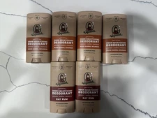 dr squatch deodorant 6  Pack-Wood Barrel Bourbon/ Bay Rum. FAST SHIPPING 