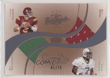 2003 Upper Deck Pros & Prospects Bronze 41/75 Carson Palmer Byron Leftwich 4r6