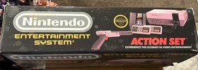 VTG NES Nintendo Action Set Box Styrofoam Console Grey Zapper NES-001