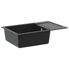 Lavello 80% Quarzo e 20% Resina Lavabo moderno Basin Cucina quarzo vidaXL