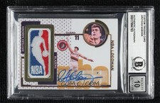 Arvydas Sabonis Blazers HOF Autographed Signed Auto Logoman Custom 1/1  BAS