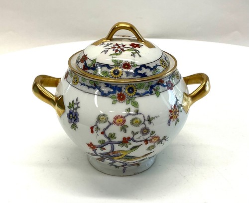 Antique Art Deco "Porcelaine de Limoges" tea service, tête-à-tête, M-Freres - Picture 9 of 17