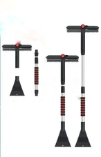 Ice Scraper for Car Snow Brush Head Van Window Telescopic Portable Extendable