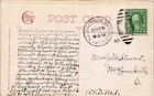 Ohio Brighton Sta. Zanesville 1915 numeral duplex  DPO  PC.