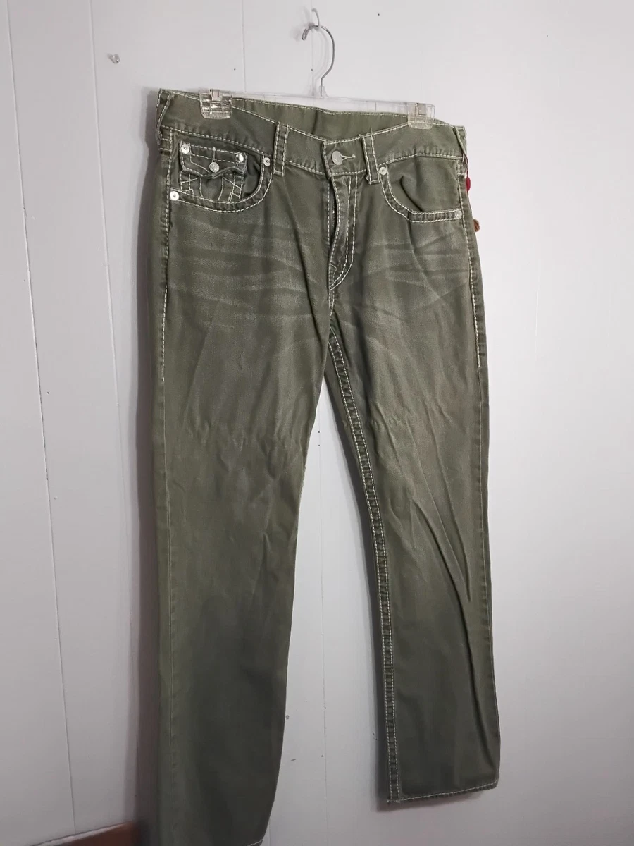True Religion オリーブグリーン デニム 25 True Religion Green Jeans for Men for sale | eBay