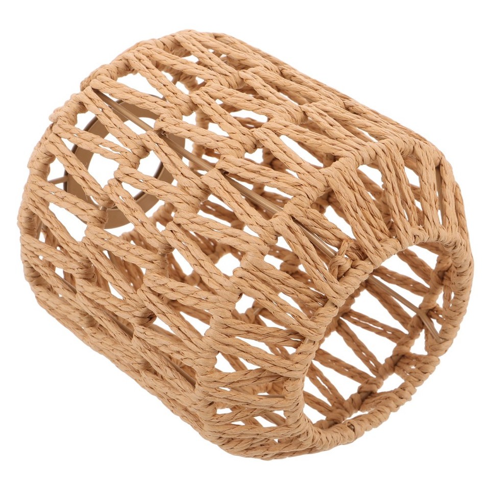Redxiao Paralume per Lampada da Tavolo in Tessuto e Materiale in Metallo + Tessuto, Paralume per lampadario E14, 6 Pezzi per Hotel studi camere da Letto corridoi Sale Studio