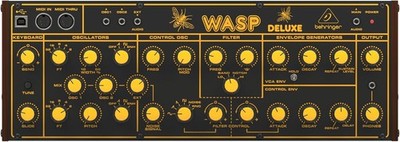 Behringer Wasp Deluxe Legendärer analoger Synthesizer mit Dual OSCs, Multi-Mode