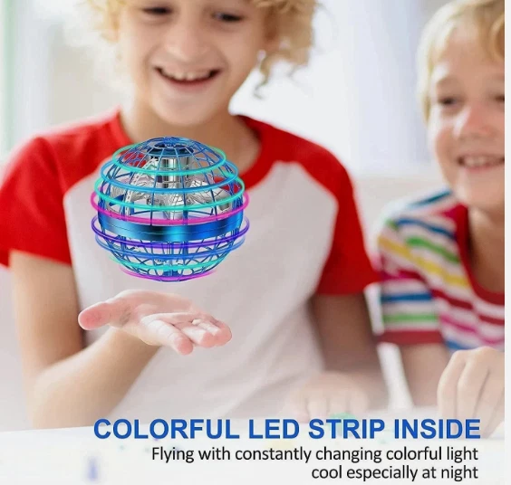 Bola giratoria voladora orbe volador bola juguete mano boomerang hover bola juguete regalos Foto 2 de 4
