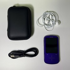 Sansa SanDisk Fuze 8GB Digital Media MP3 Player Purple Works great, Fair cond.