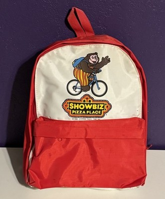 Vintage Showbiz Pizza Rucksack Tasche Rock-Afire Explosion Band 1986 sehr selten