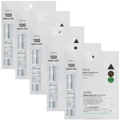 VT Cosmetics Reedle Shot 100 2-stufige Hydrogel-Maske - 5 Stück