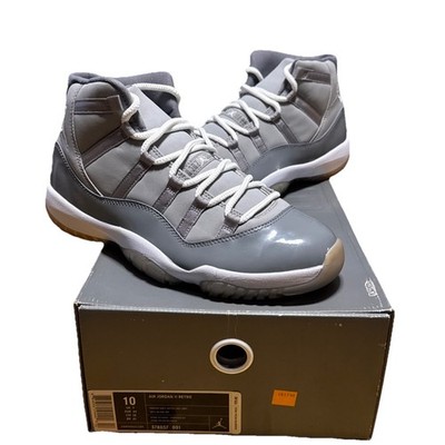 Size 10 - Air Jordan 11 Retro 2010 Cool Grey XII Nike DS 378037