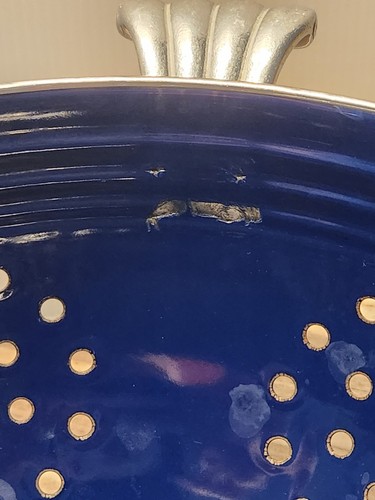 Fiestaware Blue Colander - Afbeelding 3 van 13