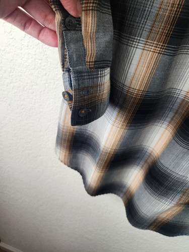 Patagonia Featherstone kariertes Hemdkleid mit Taschen Größe 10 Damen - Bild 6 von 10