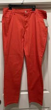Poppy Red Canyon River Blues Jeans Skinny SZ 18 NWT