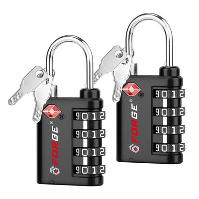 Dual-Opening: Key or Combination Lock, TSA Approved Lock for Luggage, Pelican...