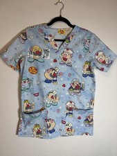 Mr. Potato Scrub Top  Sz Small  Pre-owned
