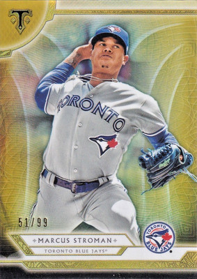 2018 Topps Triple Threads - Marcus Stroman #47 Gold /99