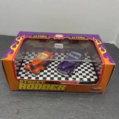 Hot Wheels Collectibles Rod Street Rodder Car Set 34 Ford 47 Ford - Image 1 of 4