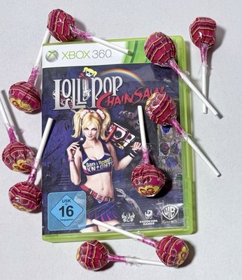 Lollipop Chainsaw für Microsoft Xbox 360 PAL USK 16 + 10 Lollis   dazu