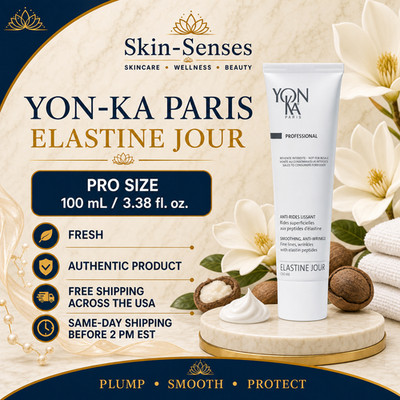 Yonka Elastine Jour Anti Aging All Skin (100ml/3.5oz) PRO SIZE! NEW EXP 06/2029!