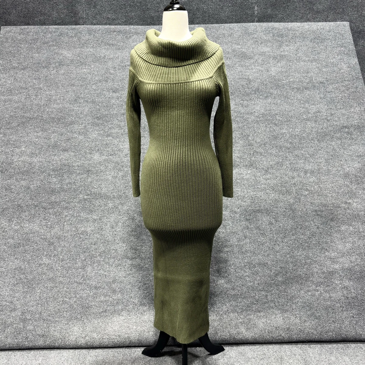 Turtleneck Green Dresses for Women for sale | eBay