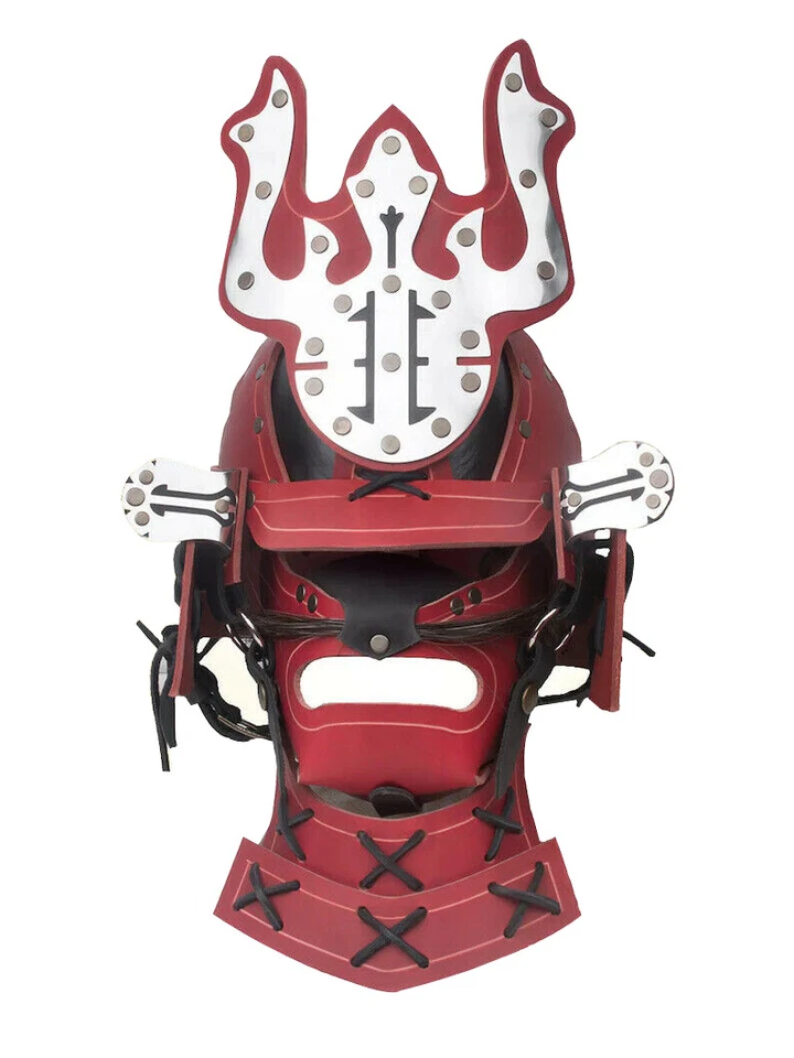 Halloween Cuero Samurai Cuerpo Armadura Larp Recreación Juegos con disfraces Disfraz Armadura Foto 3 de 4