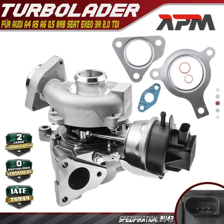 Turbolader SEAT EXEO  2.0 TDI (3R2)